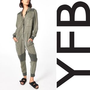 🖤NEW FREMONT TENCEL JUMPSUIT BY YOUNG FABULOUS AND BROKE NWOT! BLACK